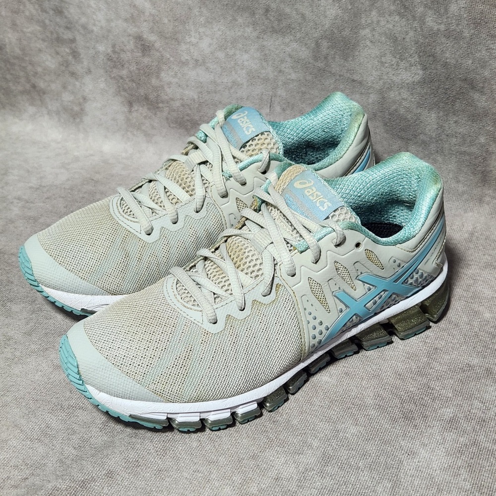 Asics Gel-Quantum 180 TR Womens Training Shoes Grey Blue Aqua S660J 6.5